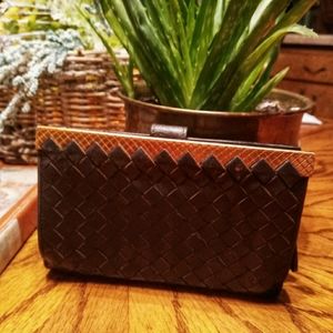 BOTTEGA VENETIA Brown Calf Leather